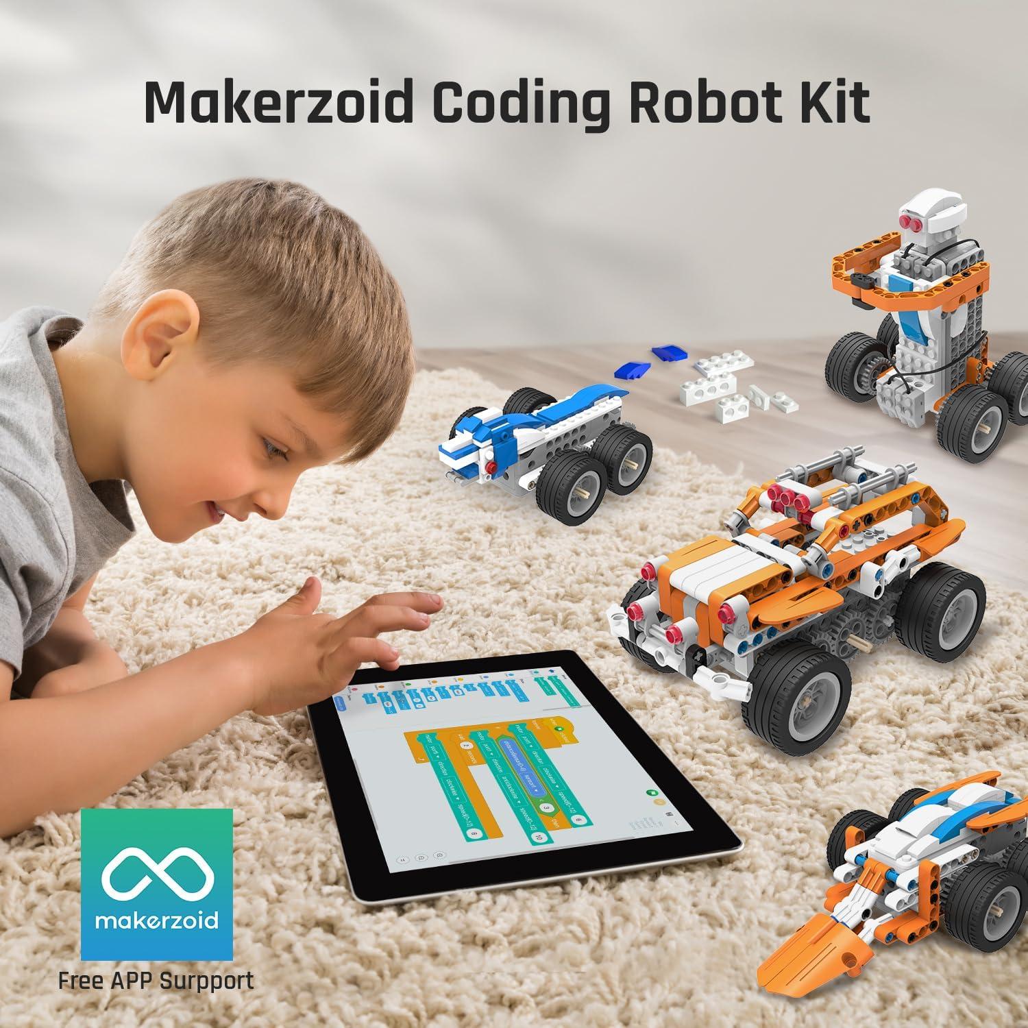 Kit de Robot de Codificación Makerzoid 26 en 1 para Niños