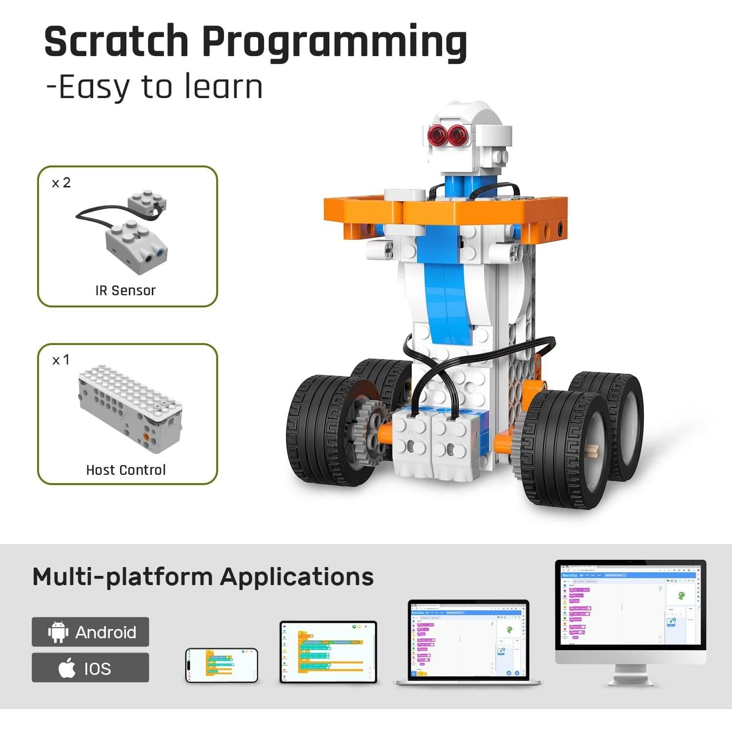 Kit de Robot de Codificación Makerzoid 26 en 1 para Niños