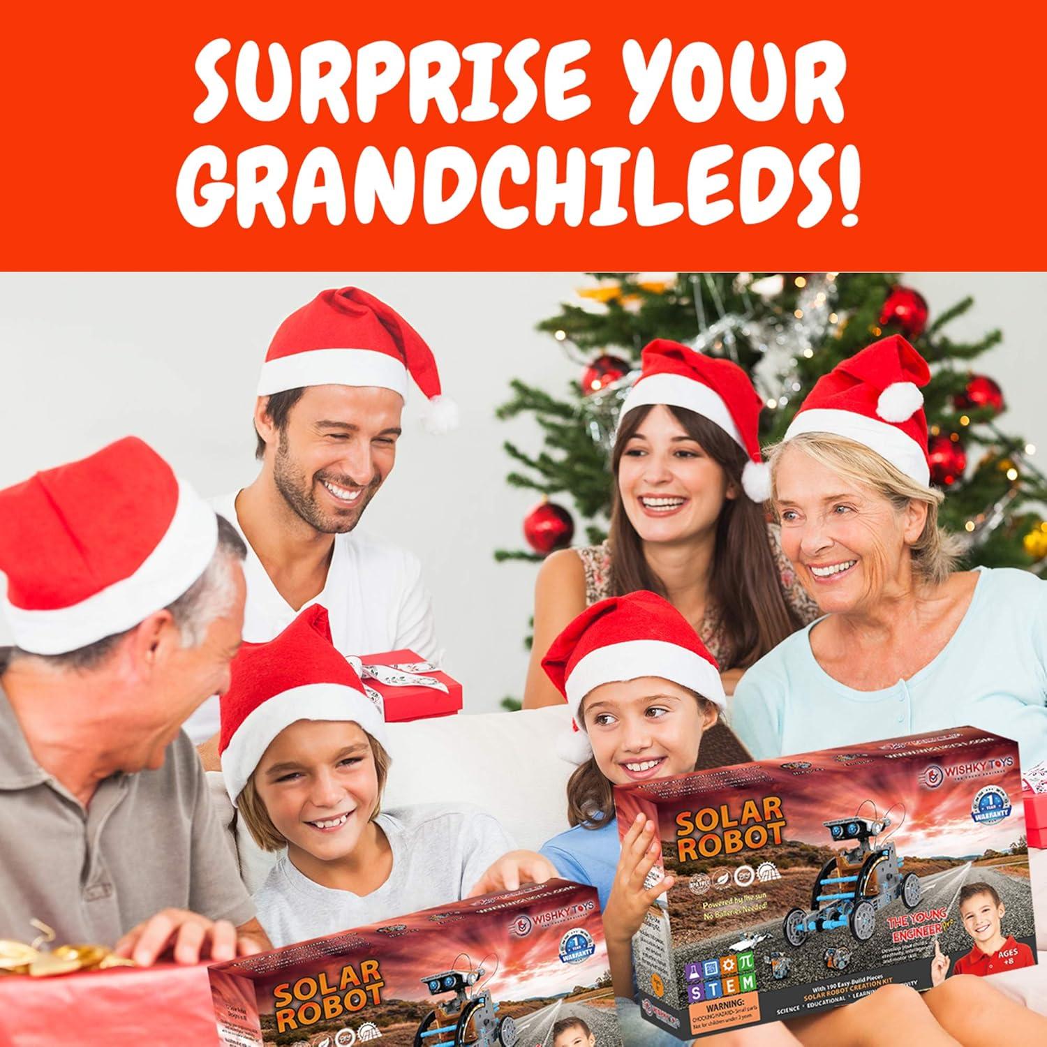 Kit de Robótica Solar 12 en 1 WISHKY TOYS para Niños 8+