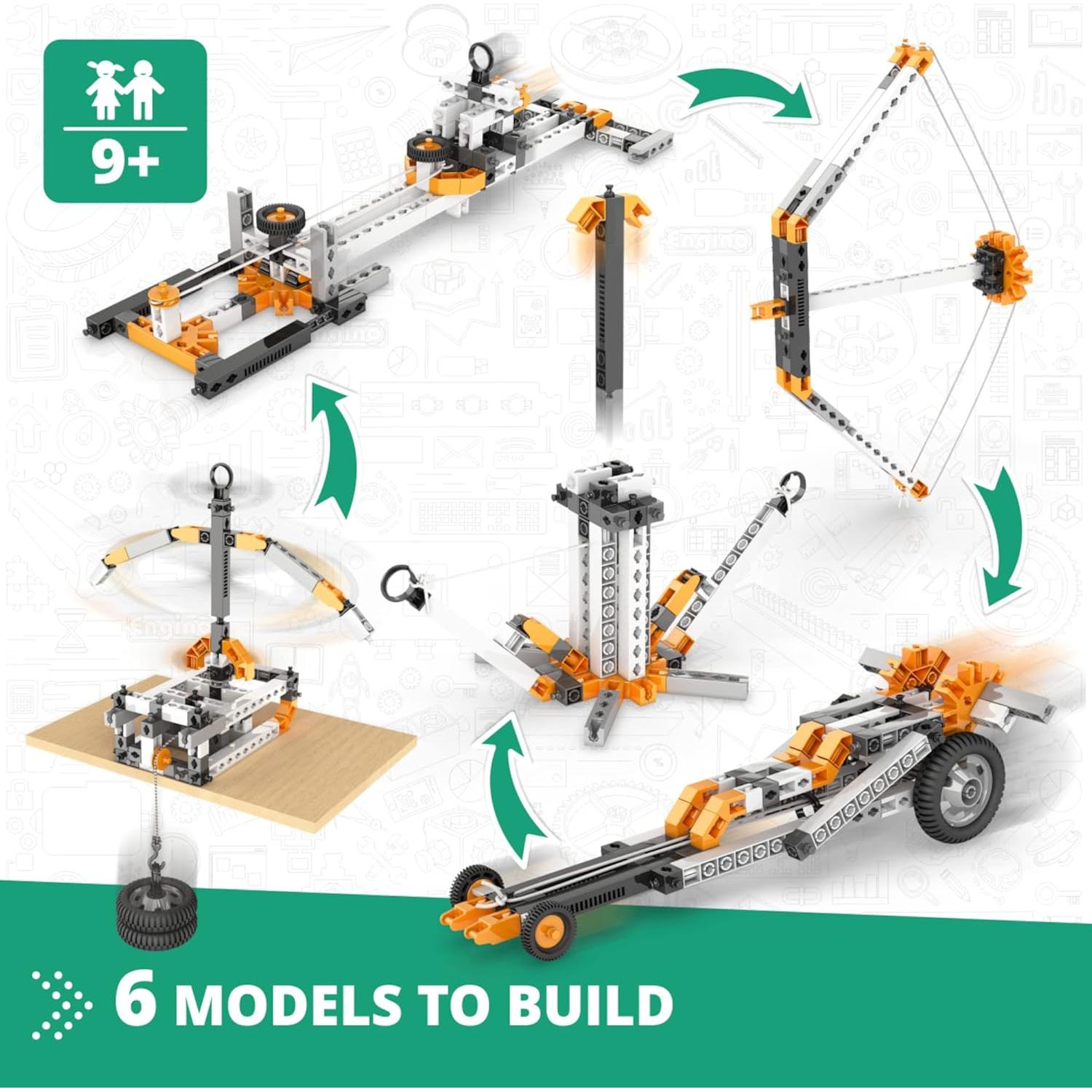 Engino Juguete STEM Construcción Física 9+ 6 Modelos