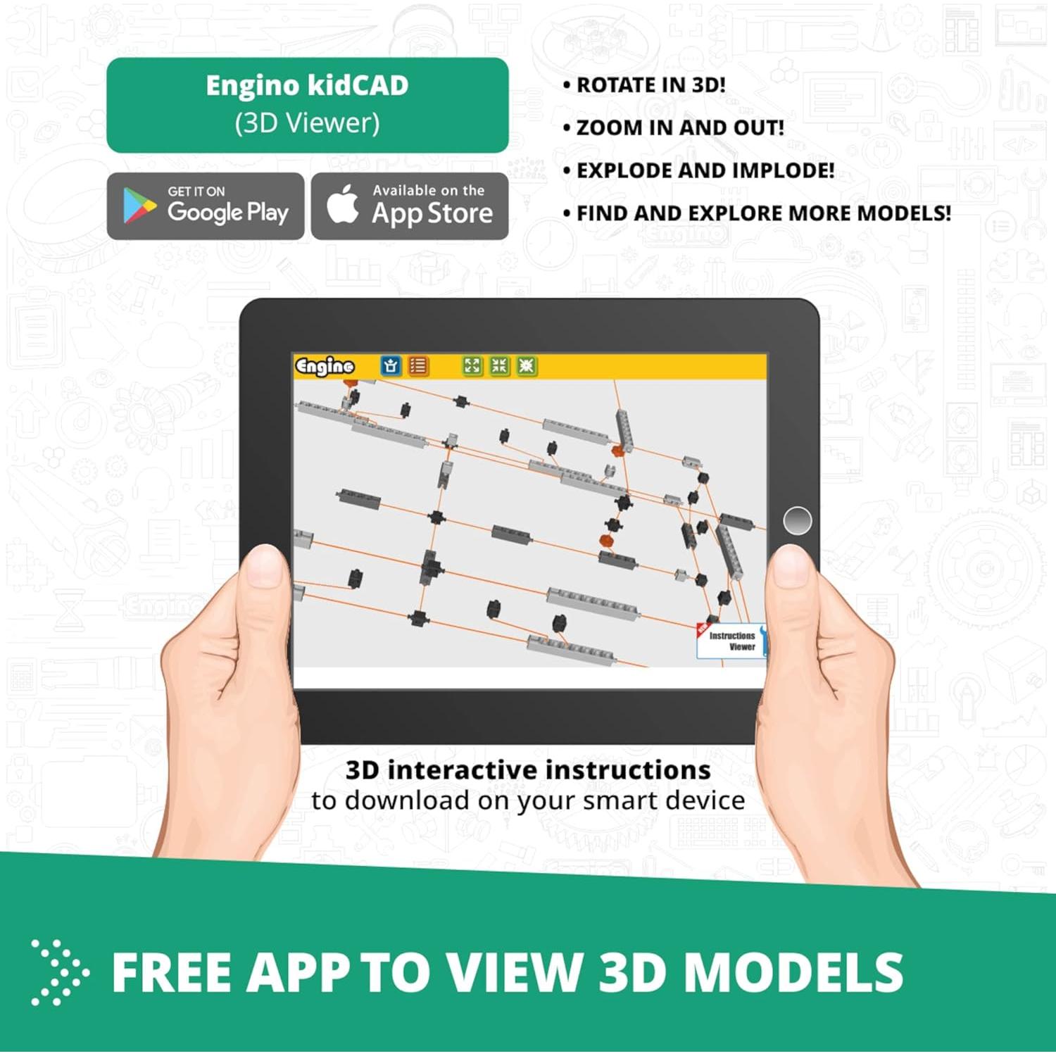 Engino Juguete STEM Construcción Física 9+ 6 Modelos