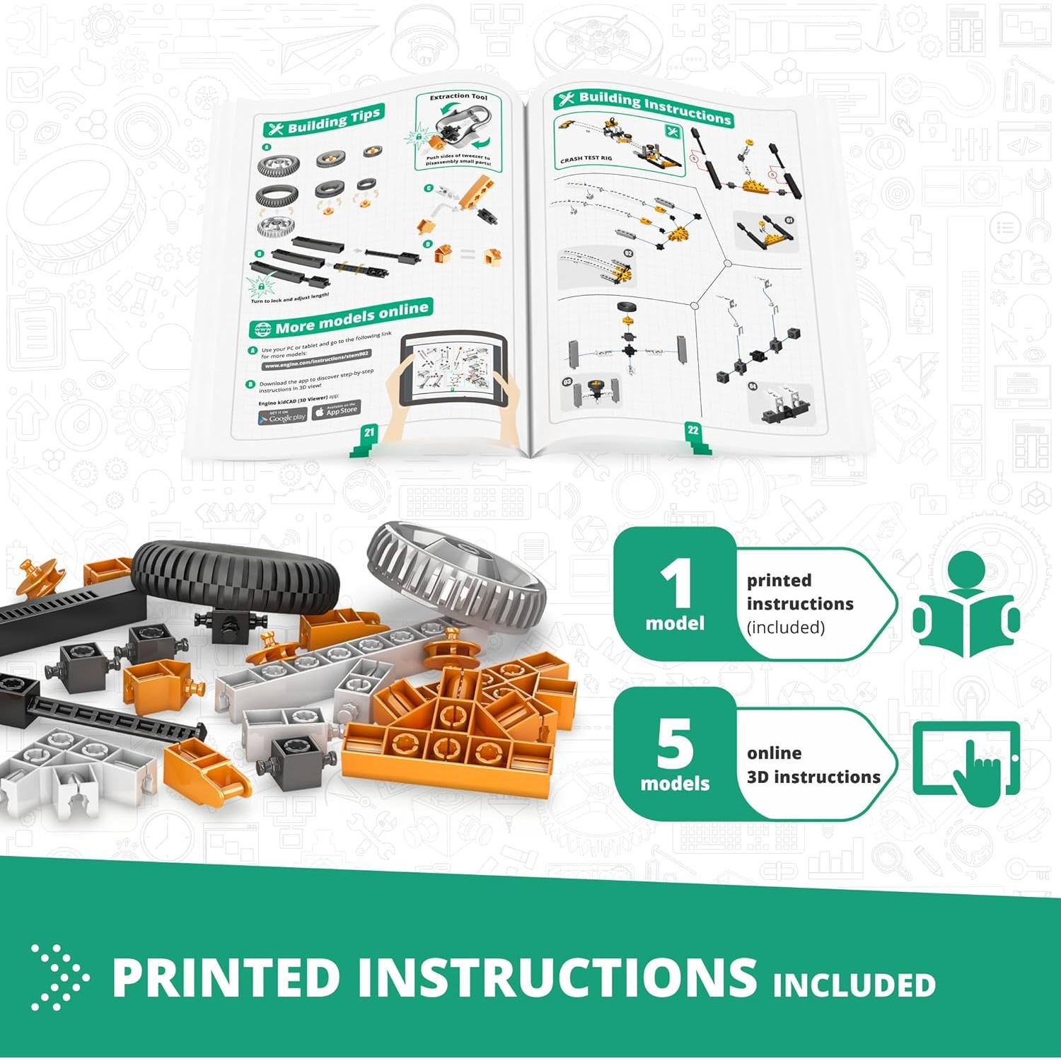 Engino Juguete STEM Construcción Física 9+ 6 Modelos