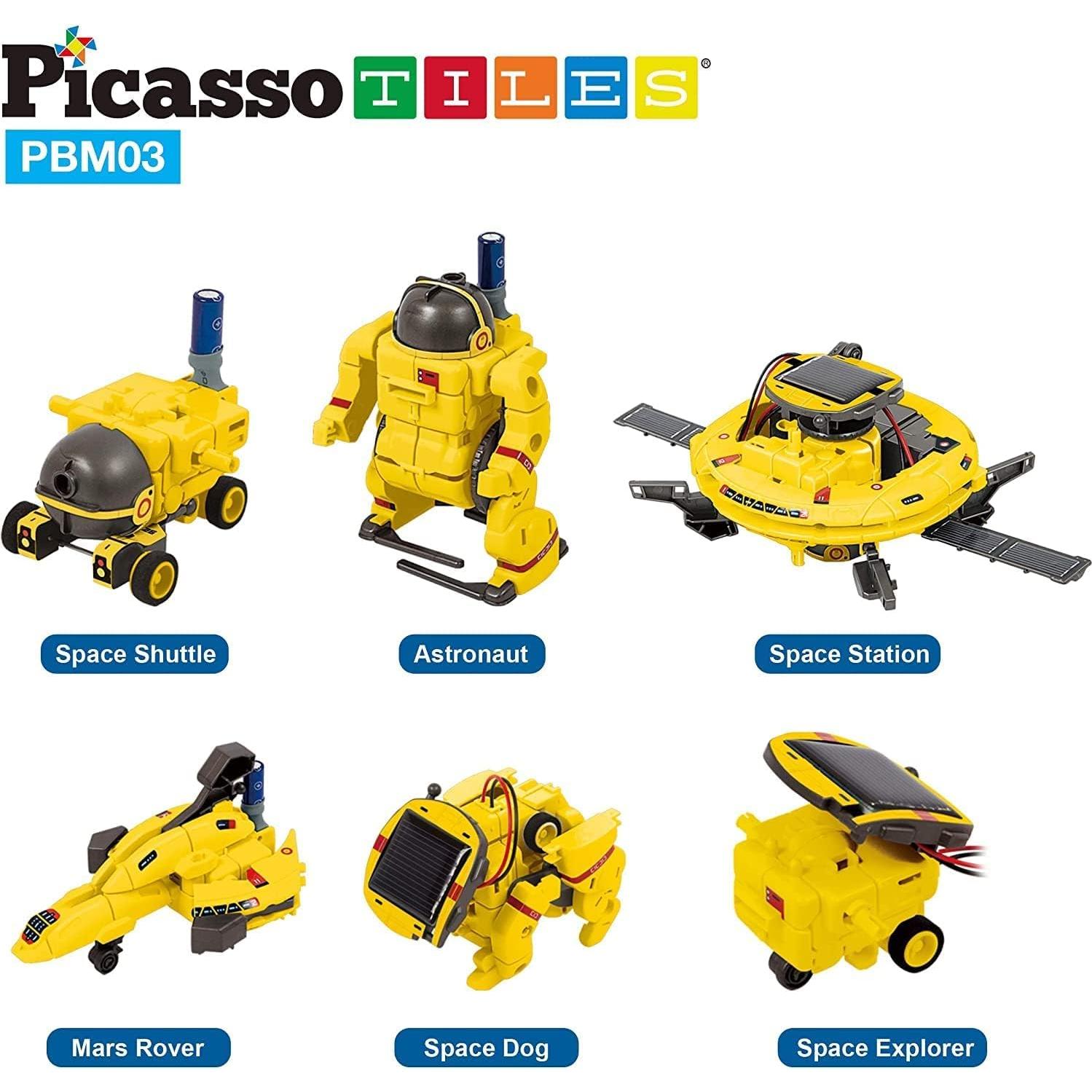 Robot Solar Educativo 6-en-1 PicassoTiles para Niños 8+