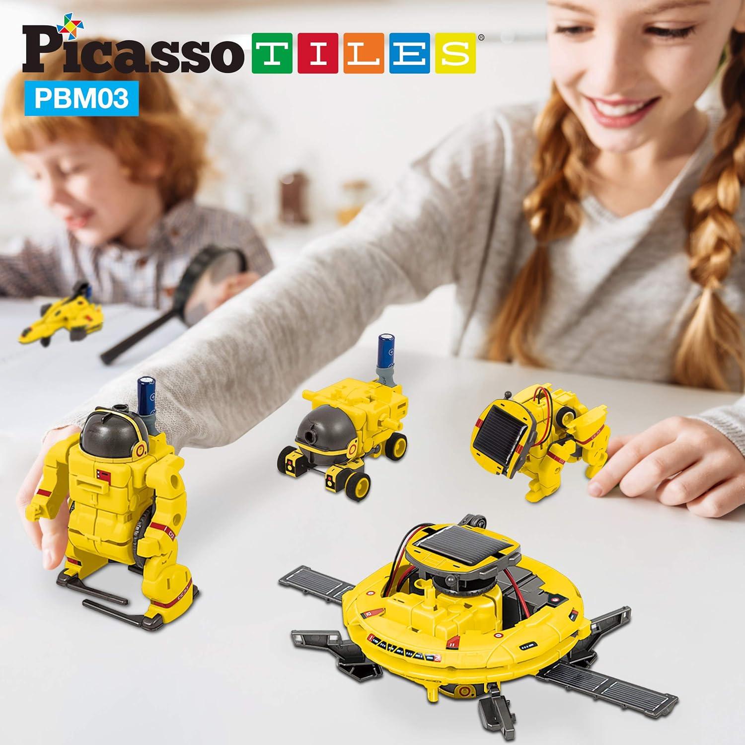 Robot Solar Educativo 6-en-1 PicassoTiles para Niños 8+
