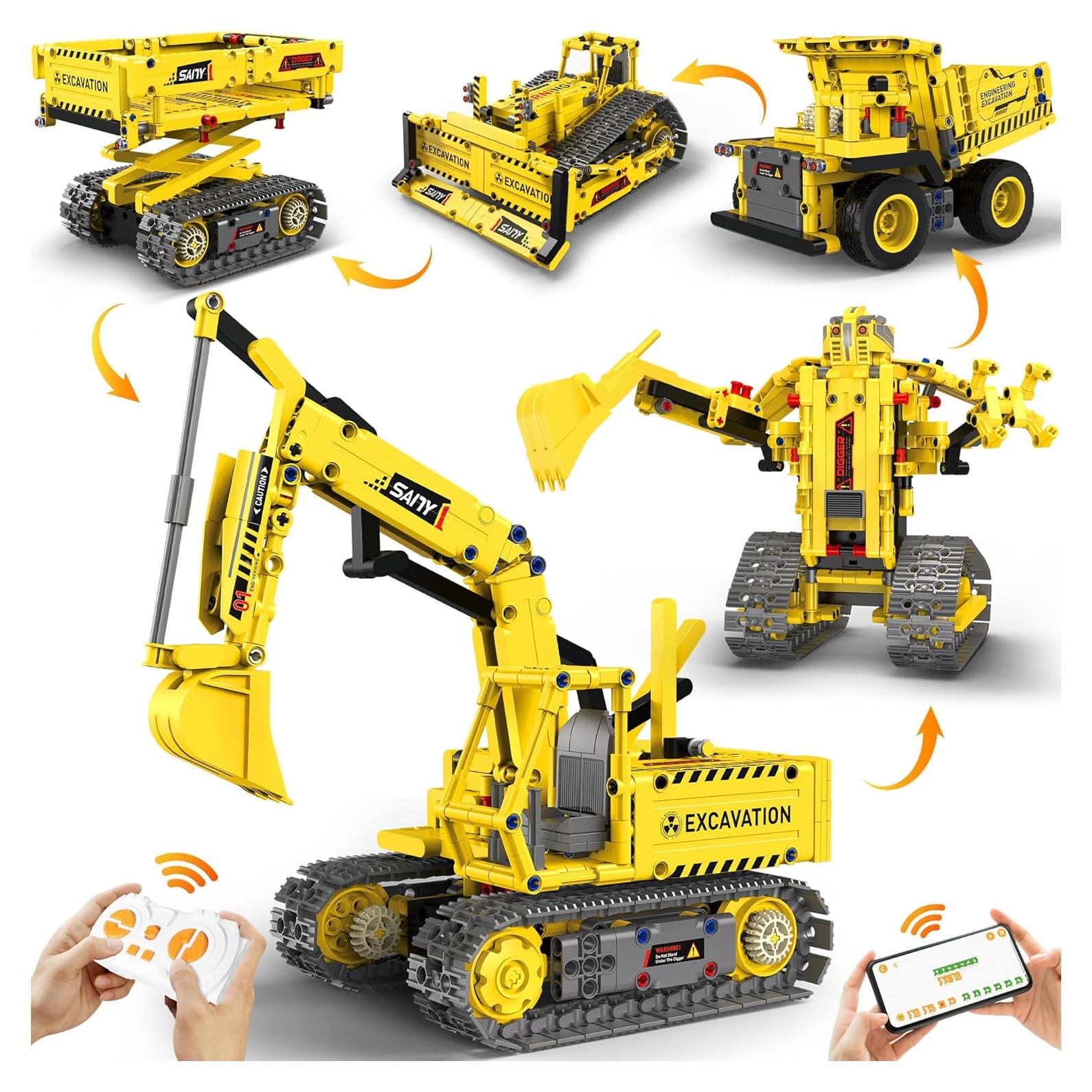 Kit de Construcción de Robots 5 en 1 Okk - 555 Piezas