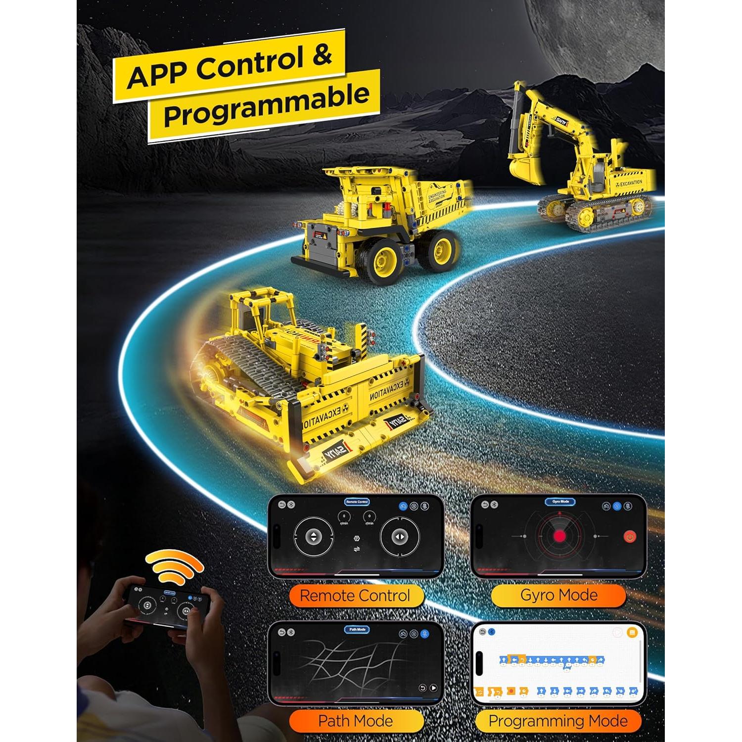 Kit de Construcción de Robots 5 en 1 Okk - 555 Piezas