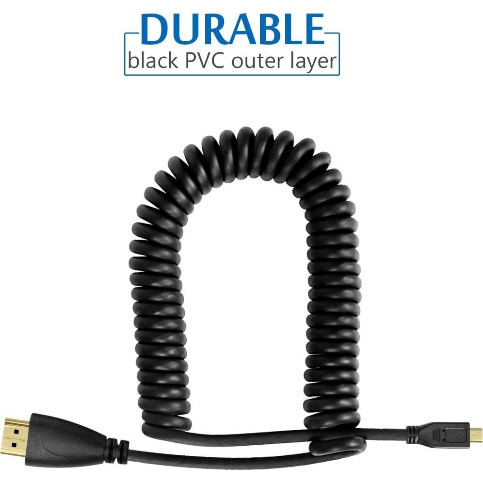 Cable Micro HDMI a HDMI UCEC 0.97m Retráctil Alta Velocidad