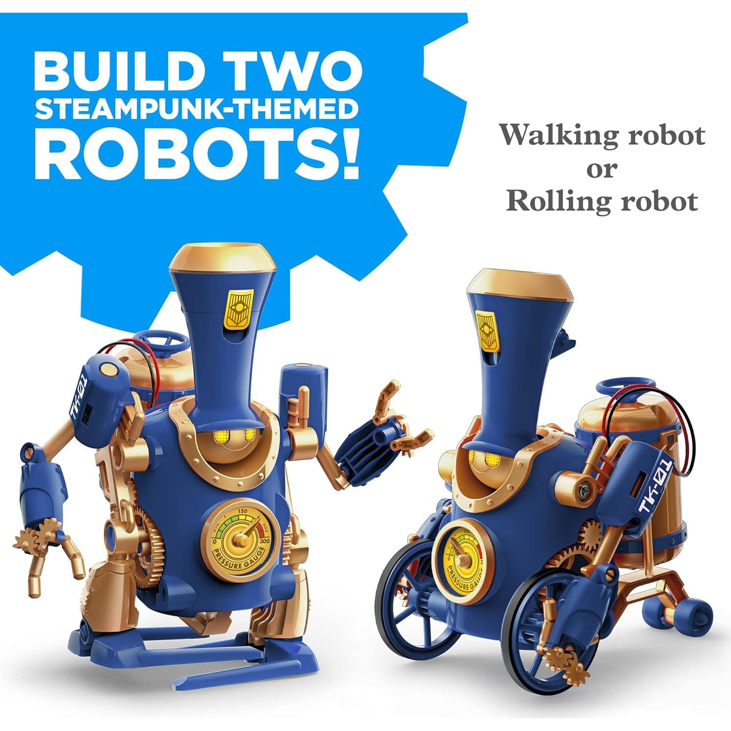 Kit de Fabricación STEAM Thames & Kosmos TrainBots 2 en 1