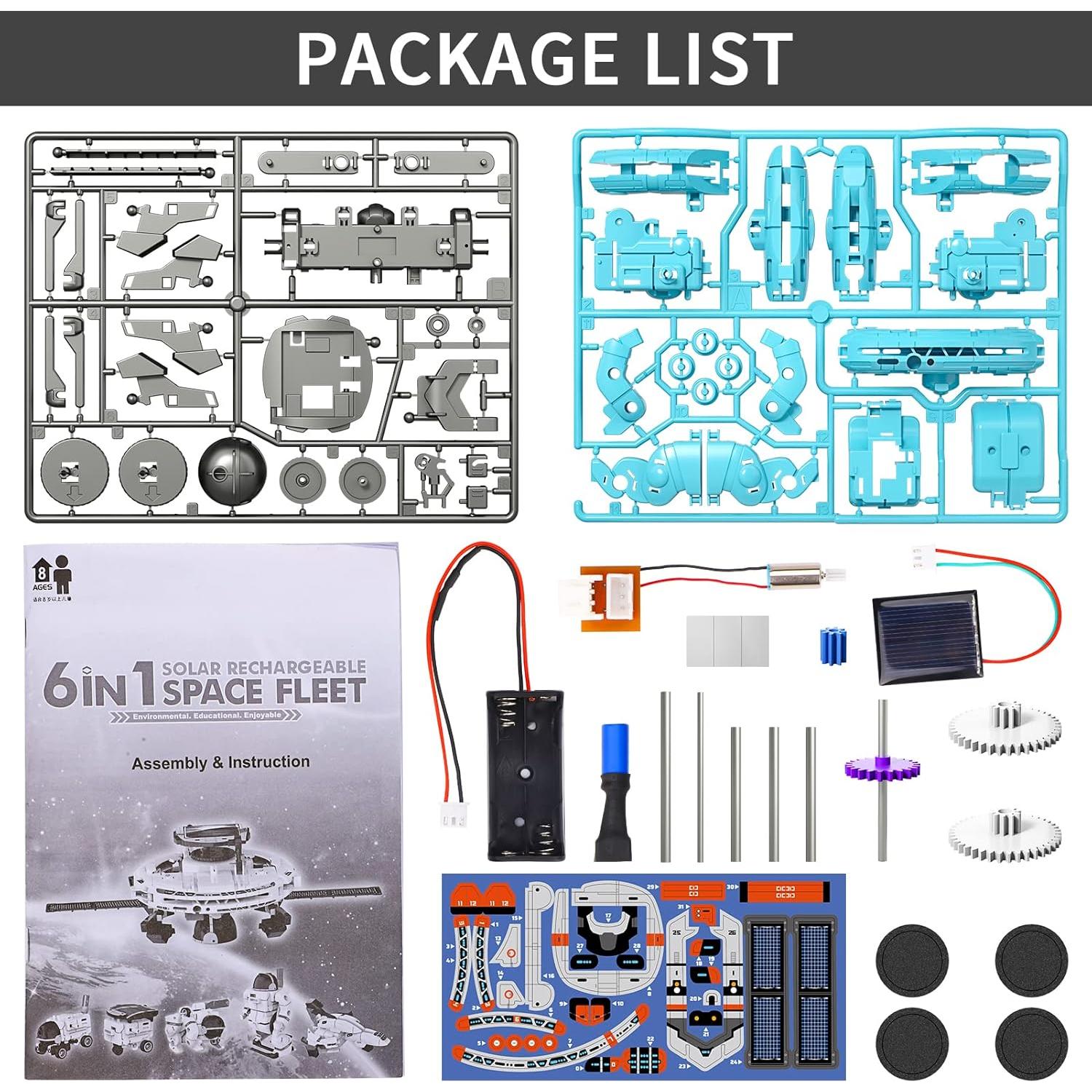 Kits de Ciencia STEM 6-en-1 Lucky Doug para Niños 8-12 Años