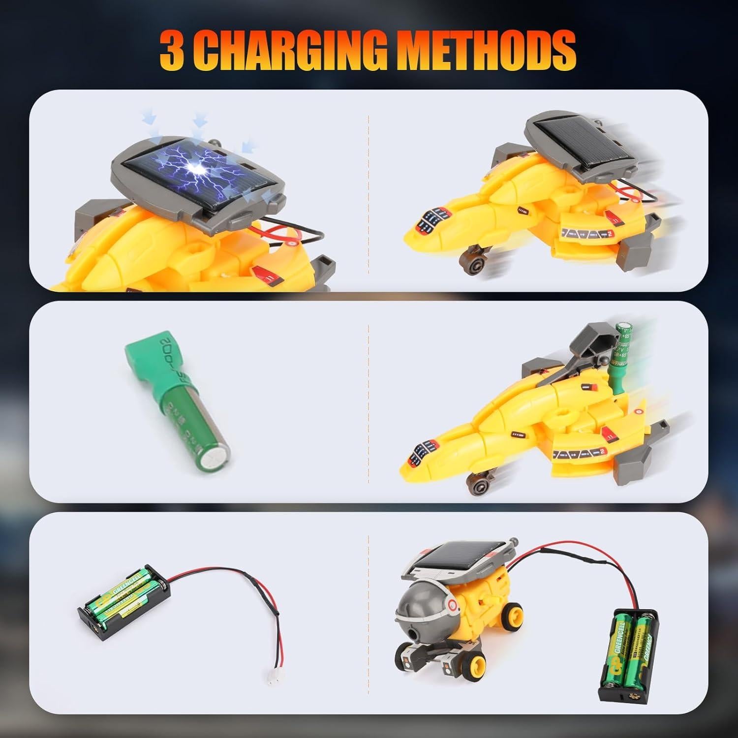 Kit Robot Solar STEM Yuanyi para Niños 8-12 Años