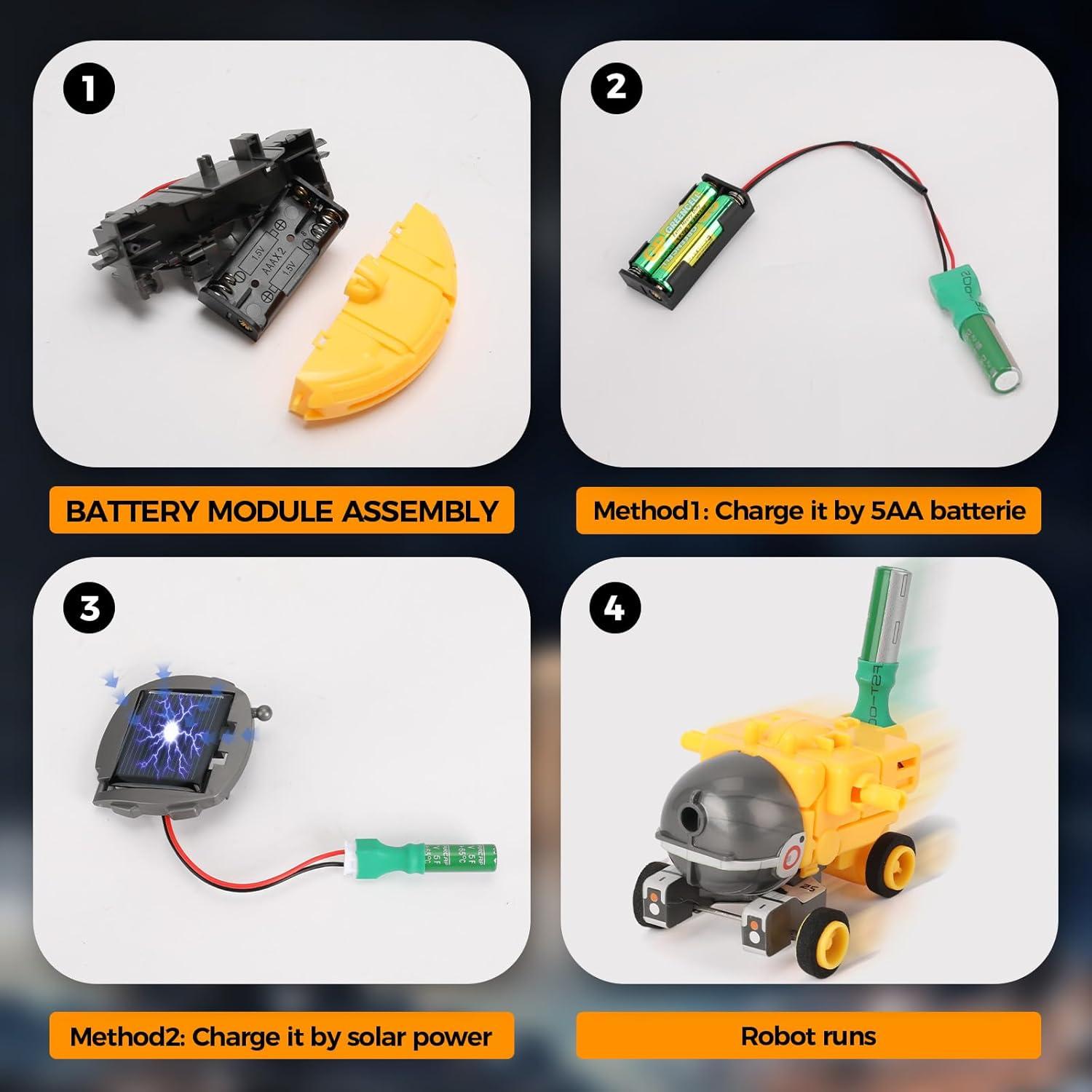 Kit Robot Solar STEM Yuanyi para Niños 8-12 Años