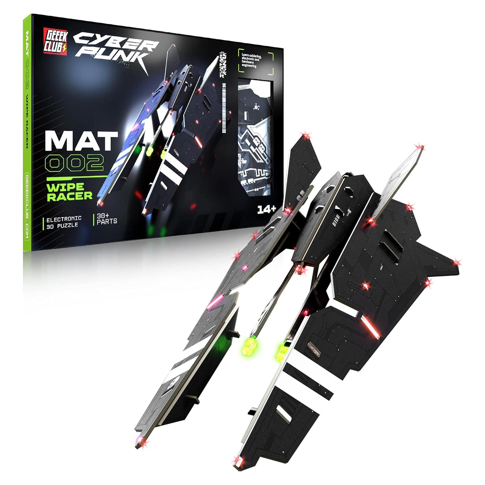 Kit de Construcción de Robots Geeek Club Wipe Racer 445g