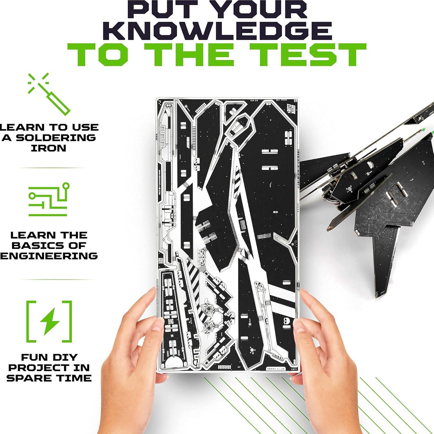 Kit de Construcción de Robots Geeek Club Wipe Racer 445g