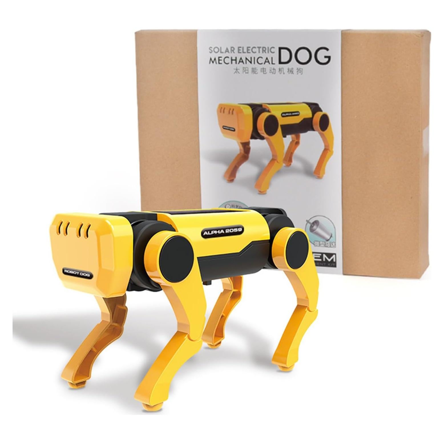 Robot Dog Toys - Solar Robot Toys for Kids,Science Educational Toys Science Kits Robotics Kit,DIY Learning Educational Robot Kit Birthday Gift for Kids Boys Girls