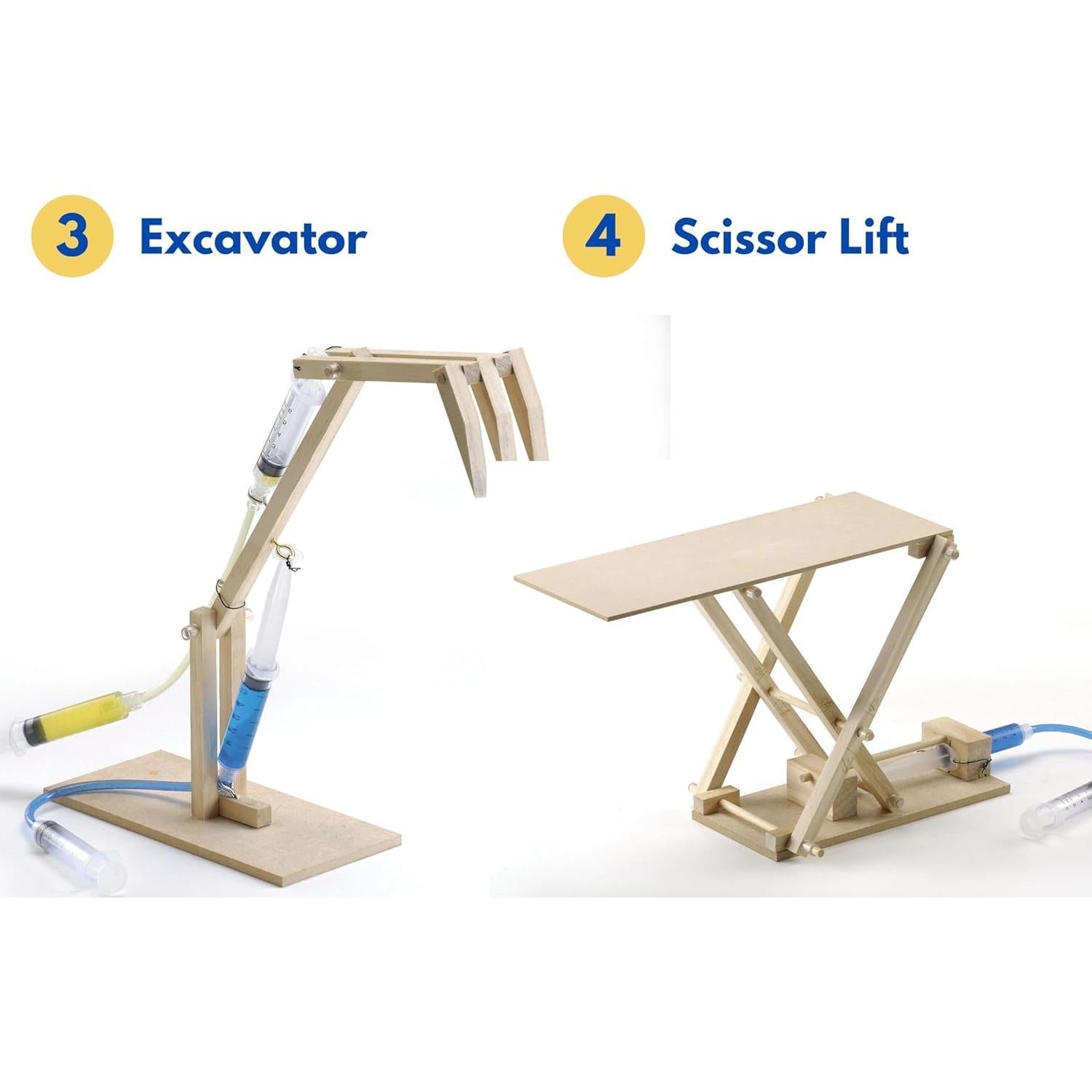 Kit STEM Hidráulica 4-en-1 Pathfinders - Juguete Educativo 8+