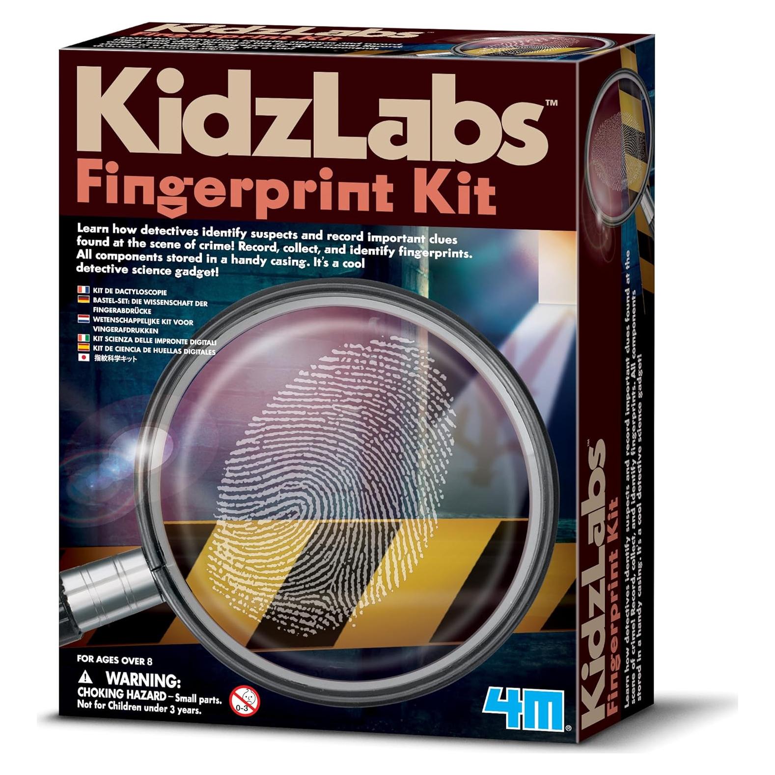 Kit de Huellas Dactilares 4M Toysmith para Niños 8+