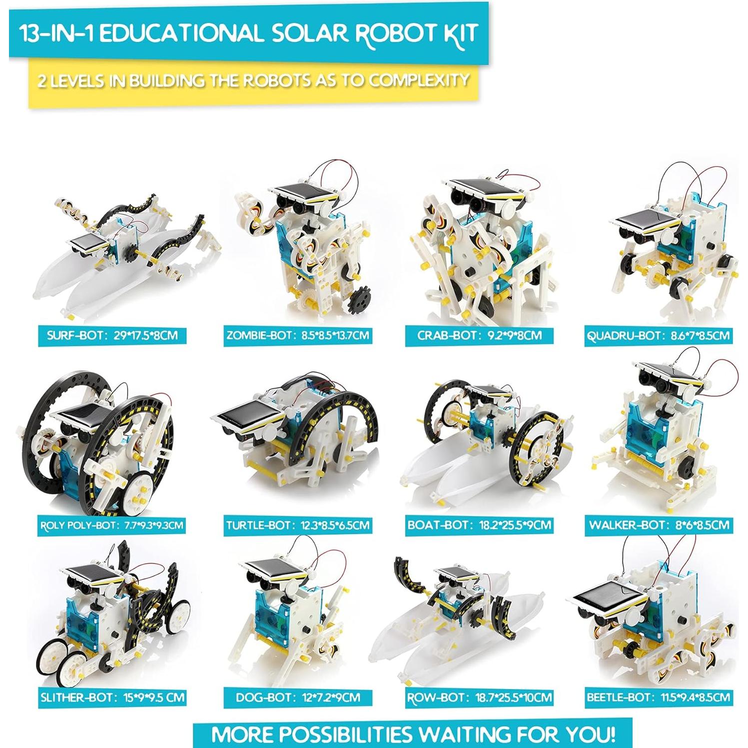 Kit Robot Solar Educativo Kidwill 13 en 1 para Niños