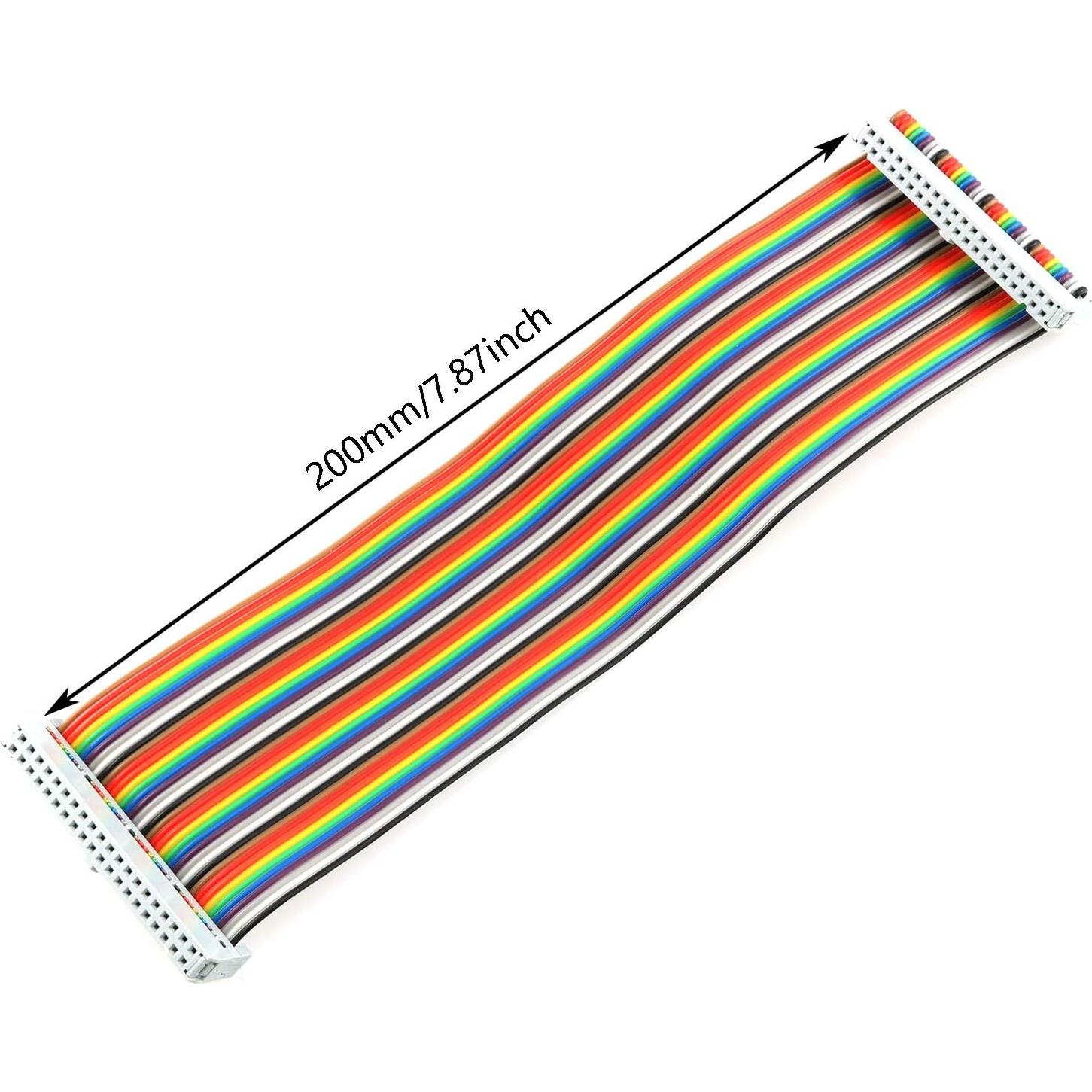 Placa de expansión GPIO DGZZI + cable plano 40 pines 21cm