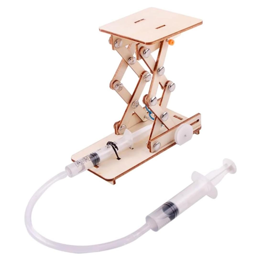 Juguete Científico Toyvian Elevador Hidráulico Madera 22x12cm