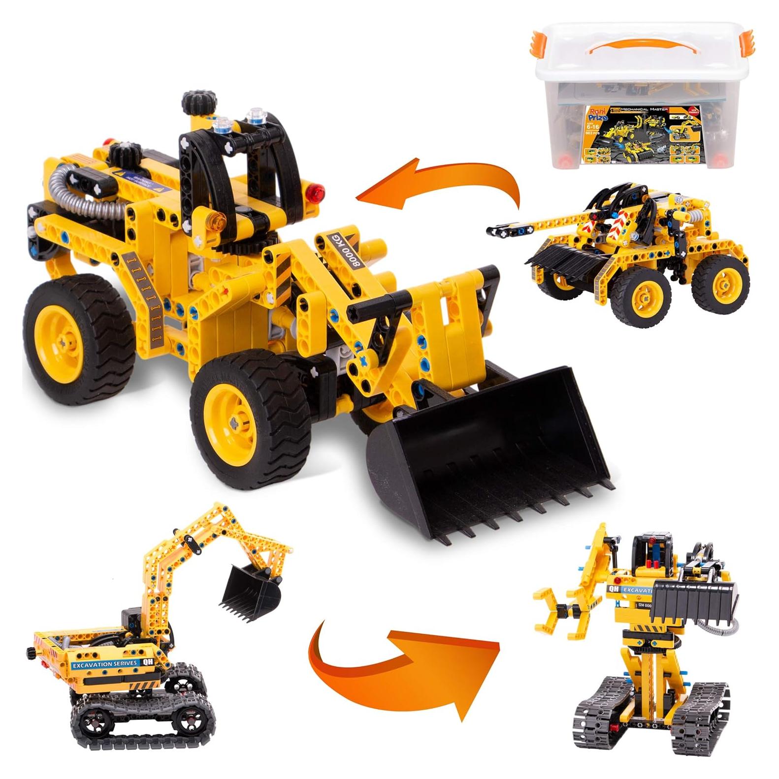 Juguete de Construcción RANI PRIZE 4-en-1 603 Piezas