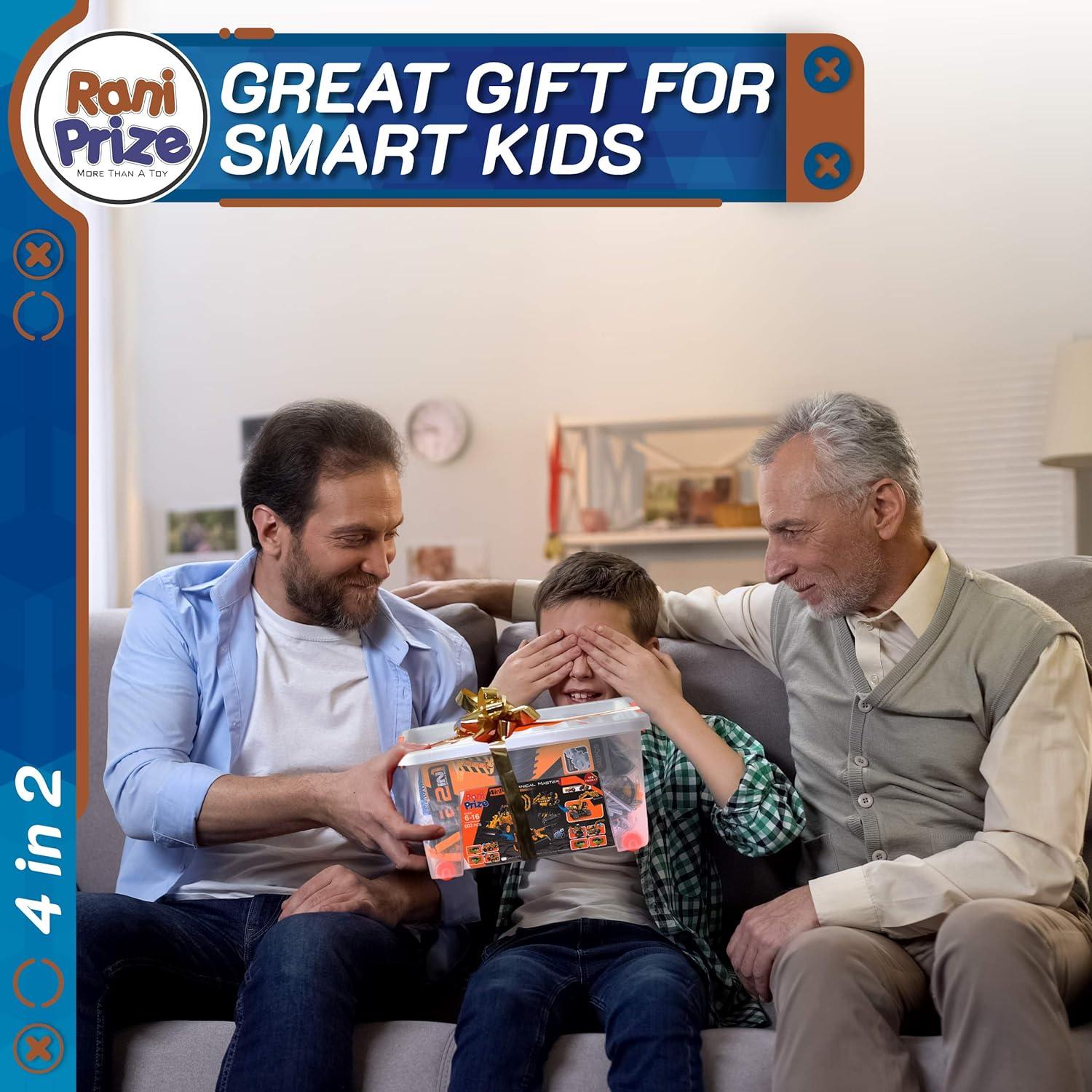 Juguete de Construcción RANI PRIZE 4-en-1 603 Piezas