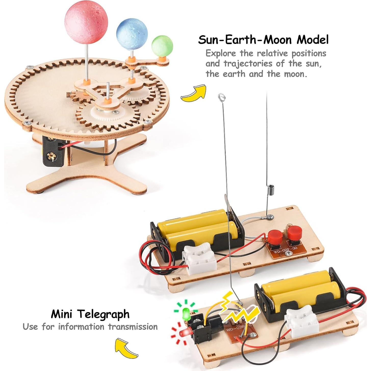 Kits de Ciencia STEM YUTIN para Niños 6-12 Años