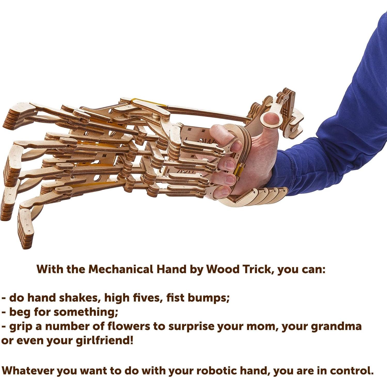 Rompecabezas de Madera Wood Trick Mano Robótica 199 Piezas