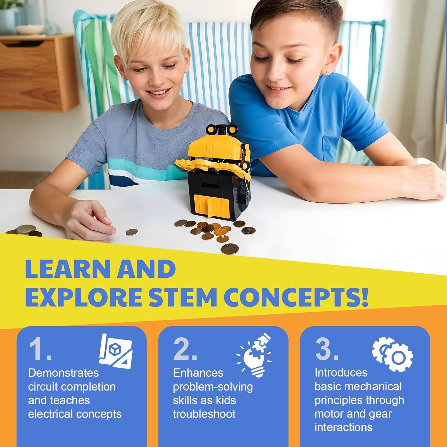 KidzRobotix Alcancía Robot DIY 8+ Años - Aprendizaje STEM