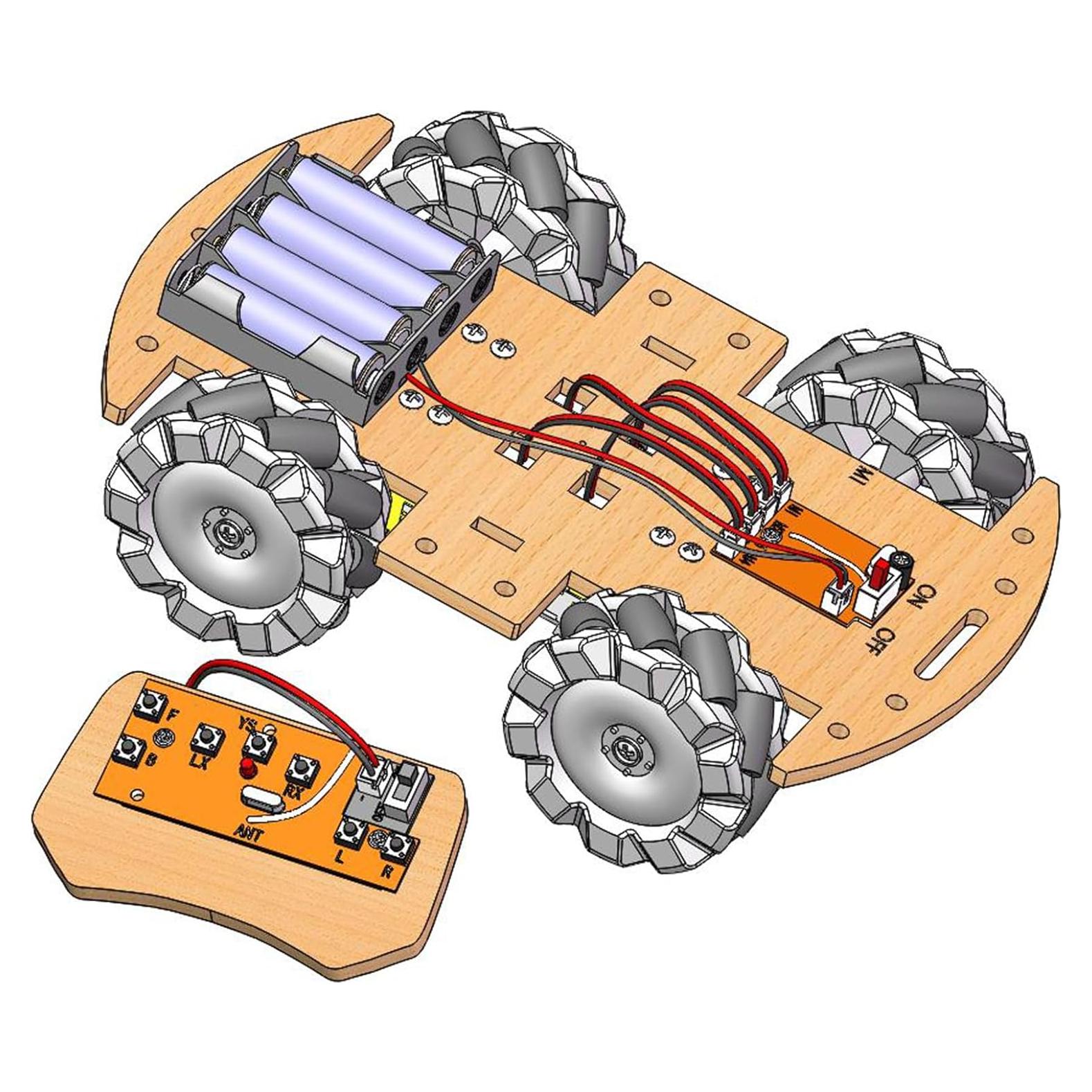 Kit Científico Auto RC 4WD ScienSta 0.48 kg 6-12 años