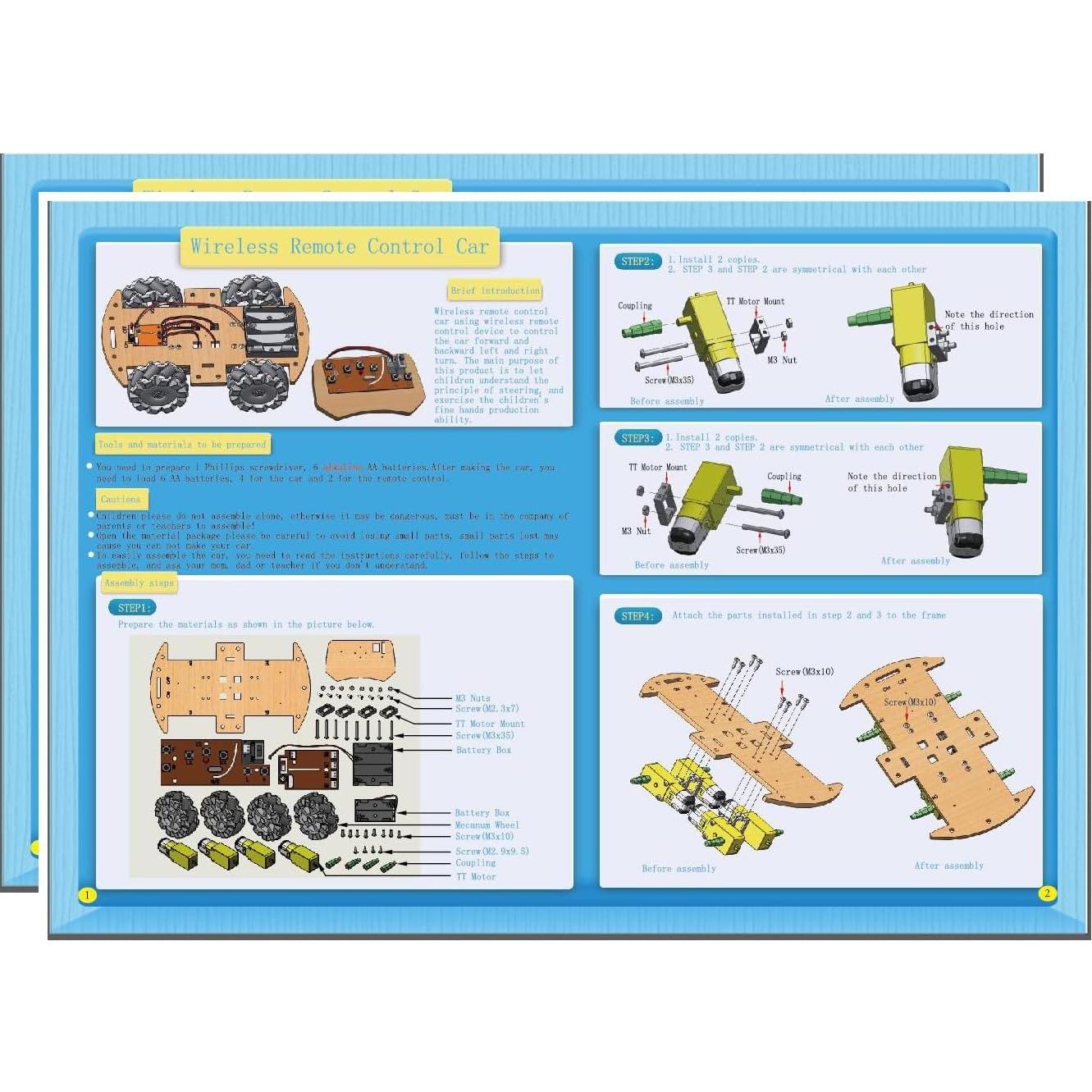 Kit Científico Auto RC 4WD ScienSta 0.48 kg 6-12 años