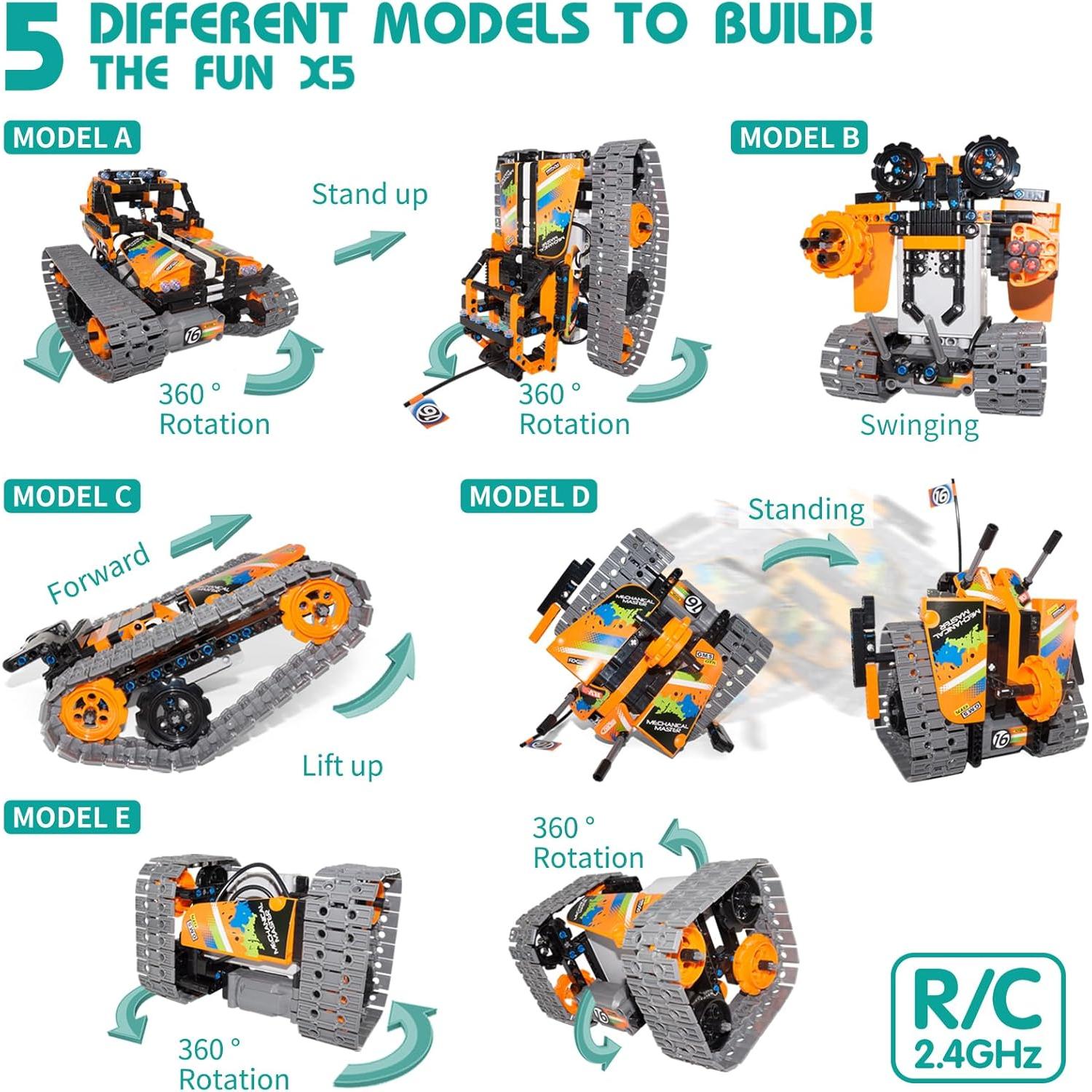 Kit de Construcción STEM Opmind 5 en 1 - 392 Piezas