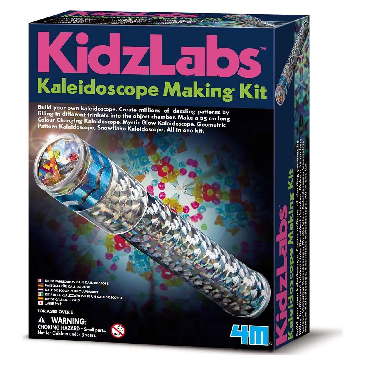 Kit de Kaleidoscopios 4M Kidzlabs - Juguete STEM 25,4 cm