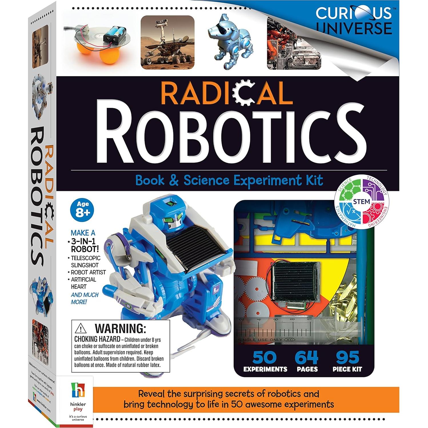 Kit de Ciencia Robótica Radical Universo Curioso - 95 Piezas