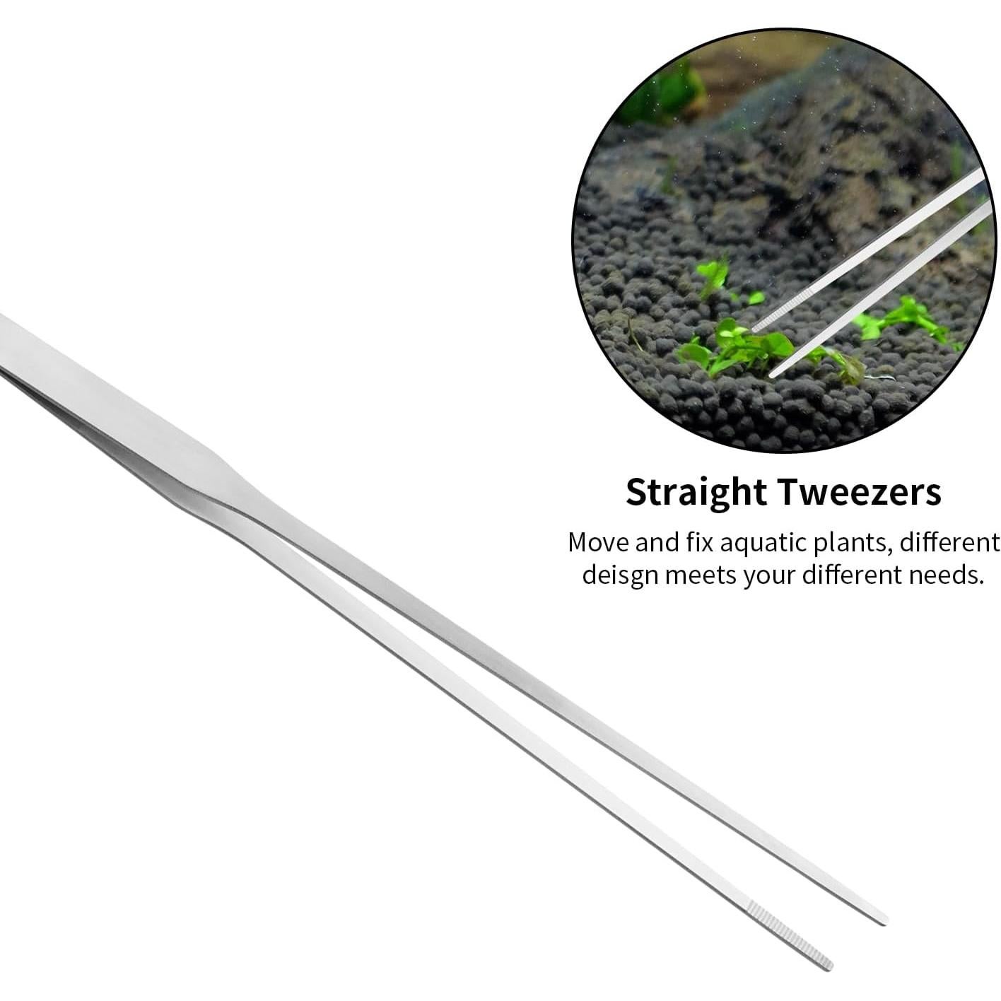 Kit de Herramientas de Acuario Ohtomber 4PCS Acuascaping