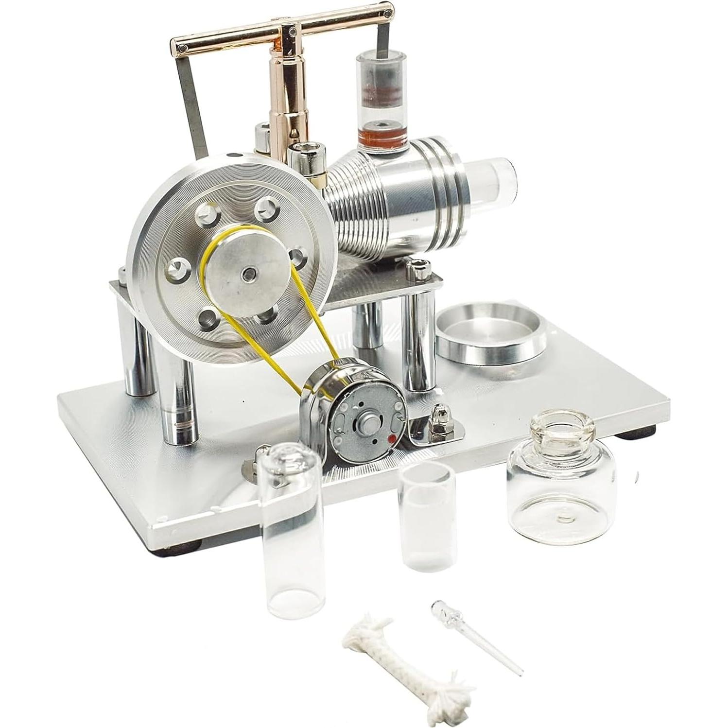 Generador de Potencia Motor Stirling PUOSUO Kit Educativo