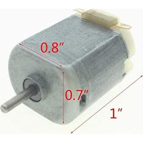 Motor Eléctrico Mini YXQ 6000RPM 3Pcs DC 3-12V Eje 2mm