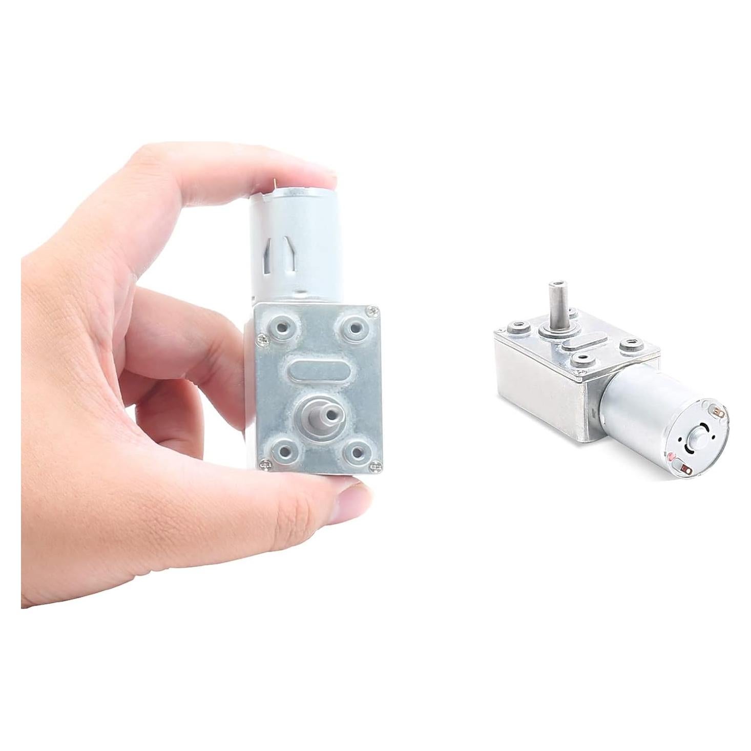 Motor de CC Jersvimc 12V 10RPM Engranaje Alto Par