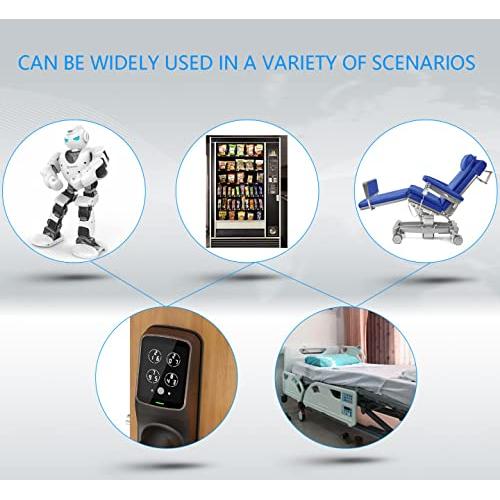 Motor de CC Jersvimc 12V 10RPM Engranaje Alto Par