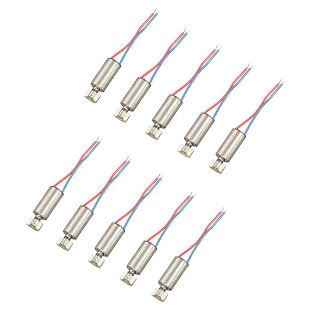 Motor de Vibración DC 3V Tatoko 10x6mm 12000RPM Paquete 10