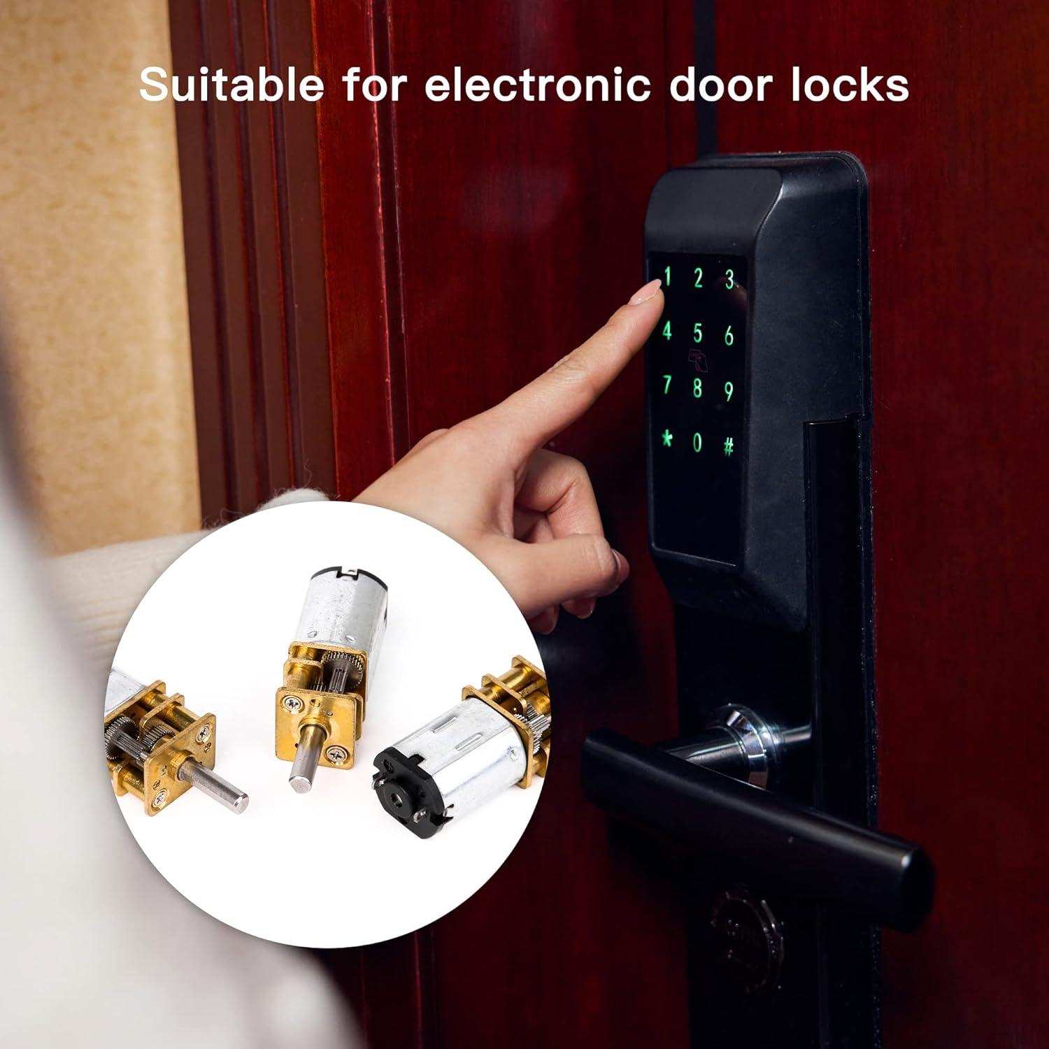 Motor Reductor de Velocidad 12mm DC 6V 1000RPM Metálico - Juego de 10