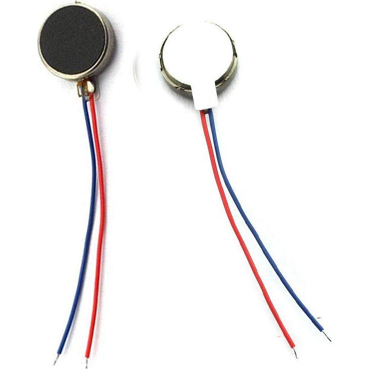 20 Motores de Vibración DC 3V 12000rpm Tatoko 10mm