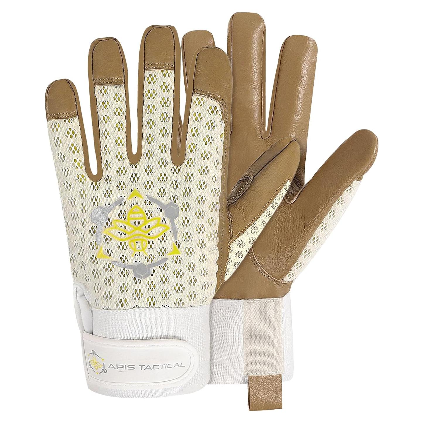 Guantes de Apicultura Apis Tactical Medianos Piel de Cabra