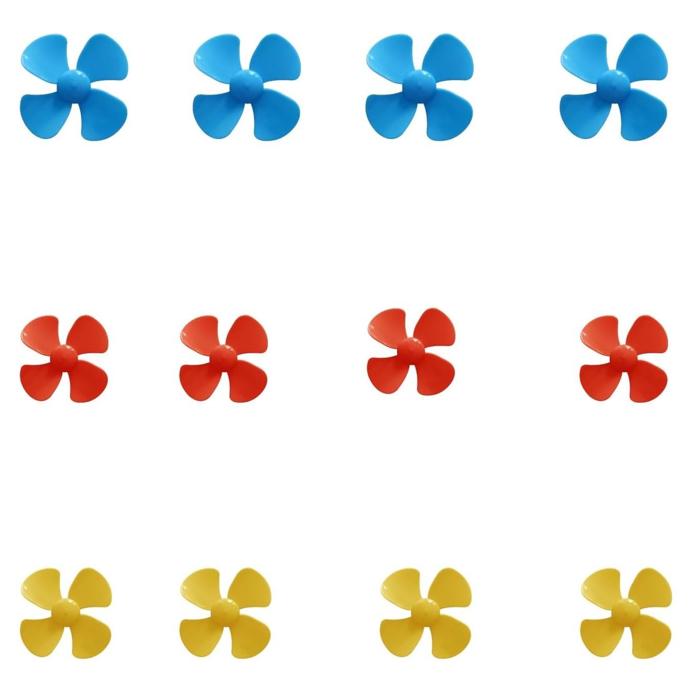 Palas de Hélice Wurenji 10 Piezas 2mm Mezcla de Colores