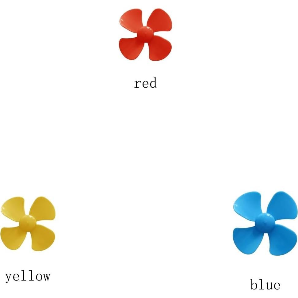 Palas de Hélice Wurenji 10 Piezas 2mm Mezcla de Colores