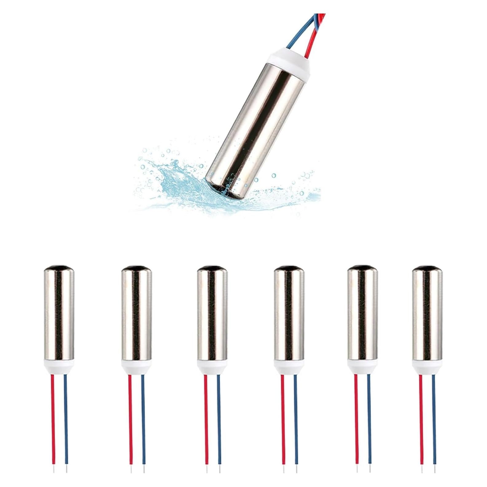 6 Motores de Vibración Sin Núcleo DC 7x25mm Zard 1-6V