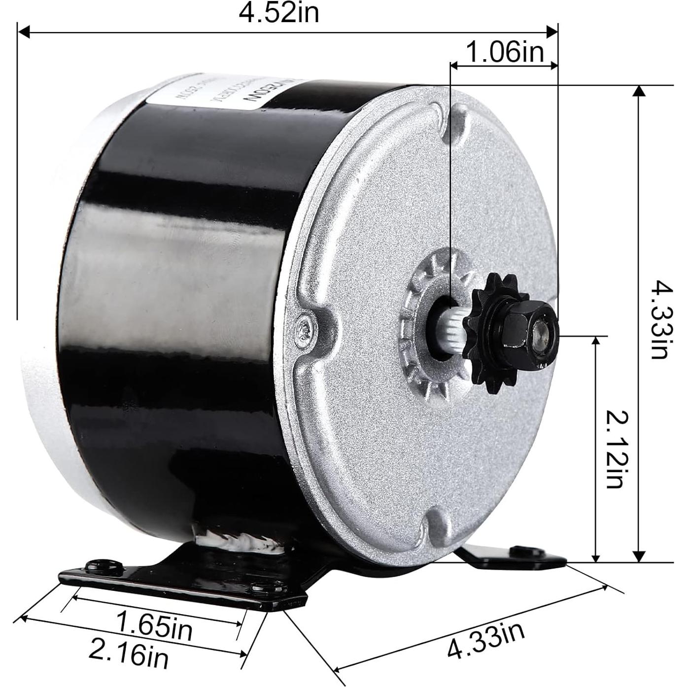 Motor Eléctrico 24V 350W Vixest para E-Scooter y Bicicleta