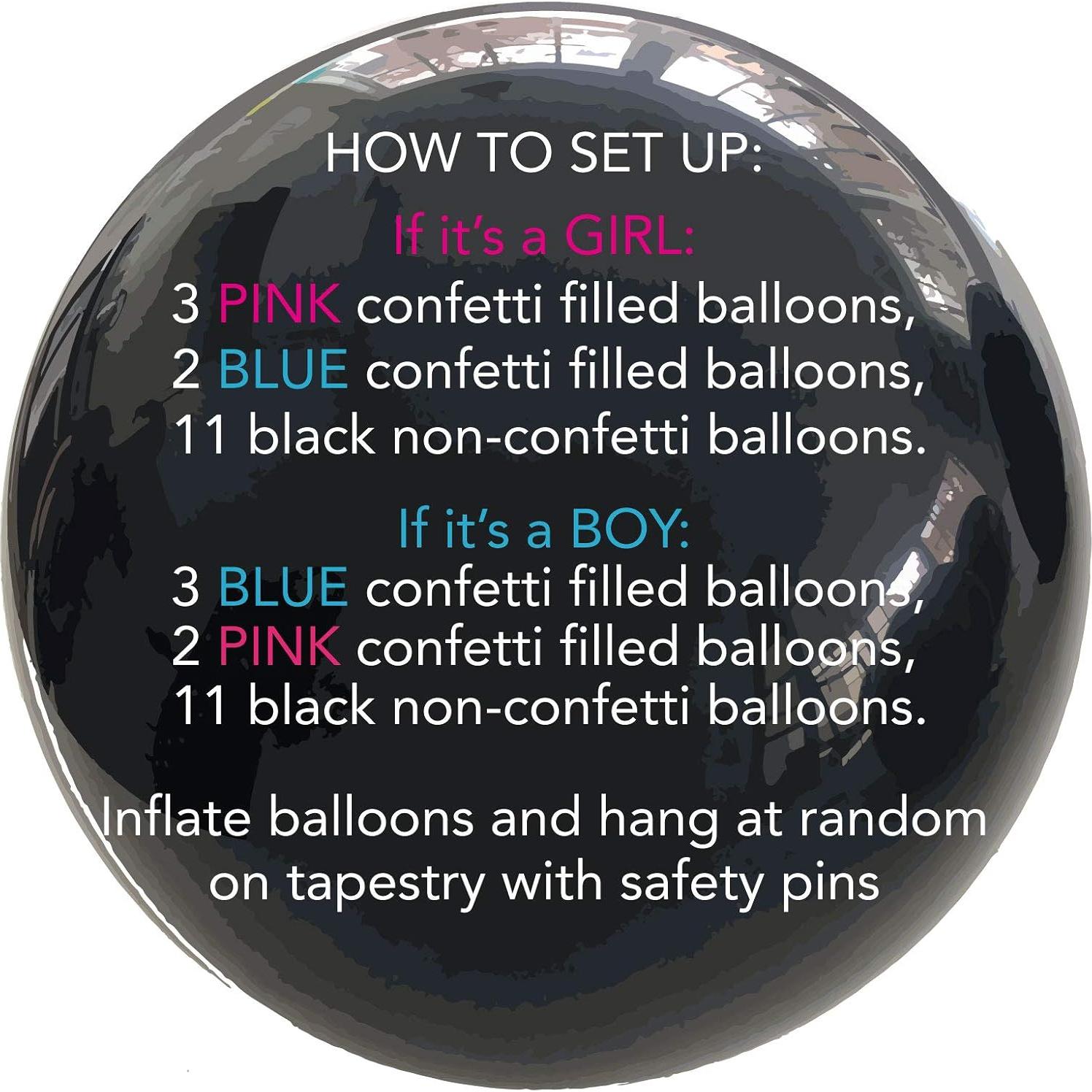 Juego de Revelación de Género Rool con Dardos y Globos