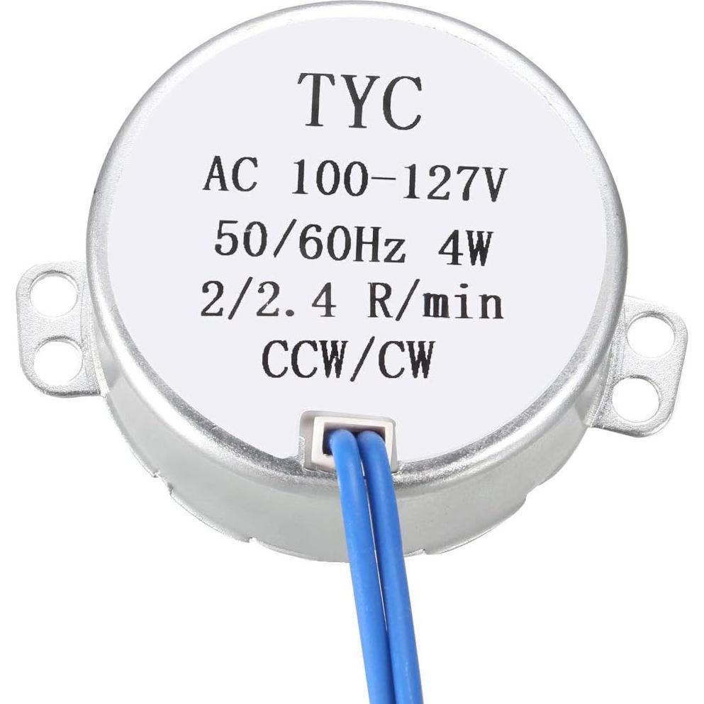 Motor Síncrono Eléctrico uxcell 4W 2-2.4RPM 100-127V