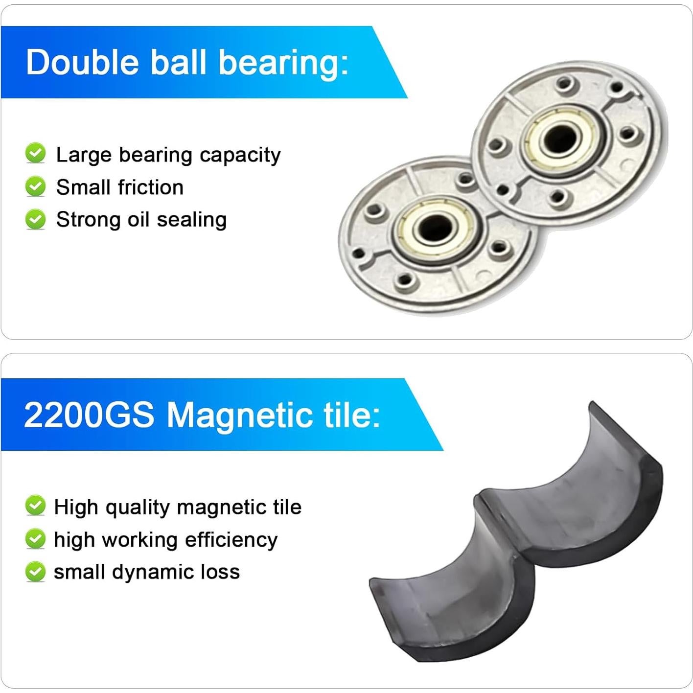 Motor de CC 30W Honses 12V/24V Mini Generador DIY