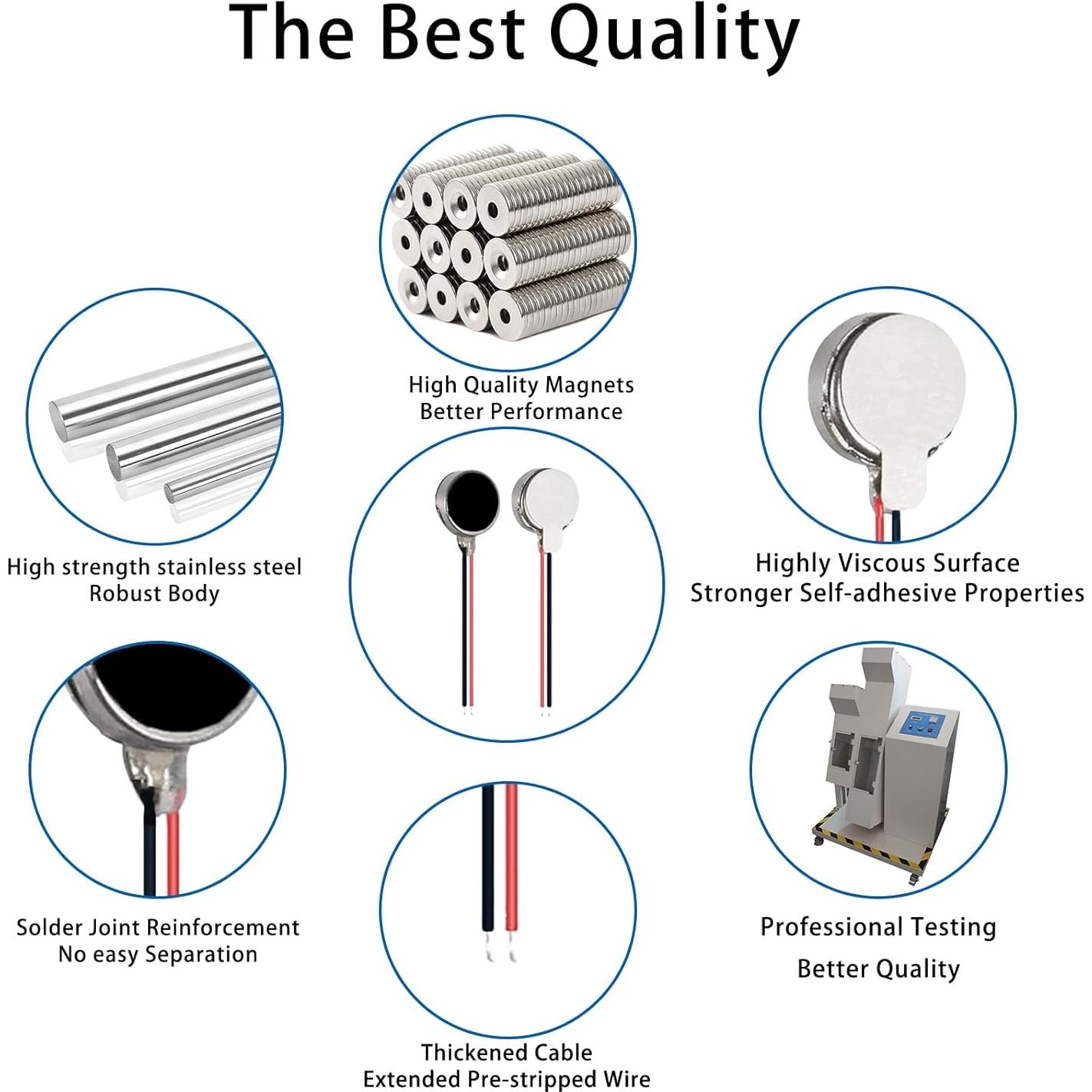 30 Motores de Vibración DC 3V Zard zoop 12000RPM 5cm